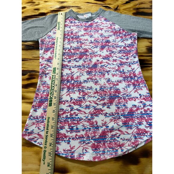 LuLaRoe Floral Pattern Size XS polyester/spandex Preppy Casual Comfy - Picture 5 of 9